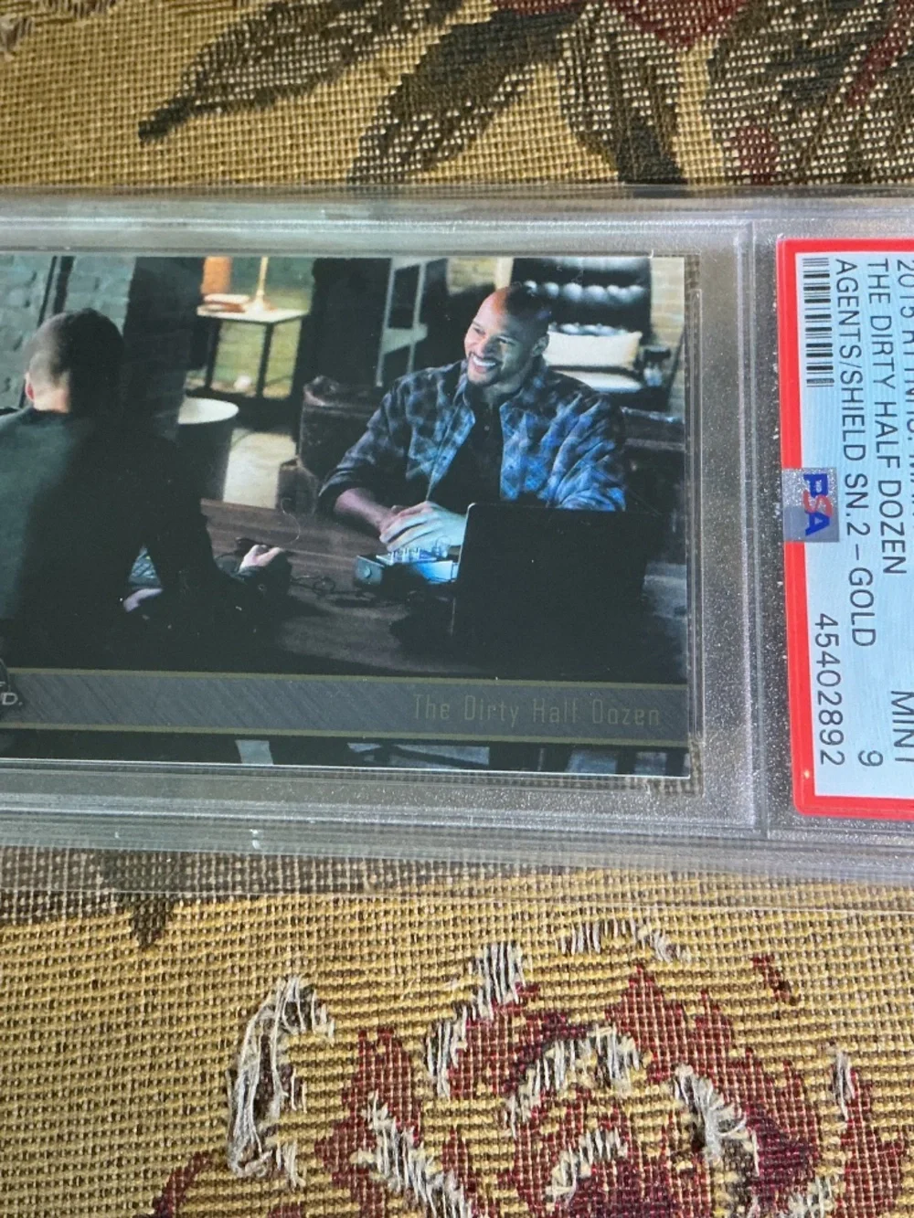 2015 Marvel Agents of Shield The Dirty Half Dozen #59 numbered 010/100 PSA 9